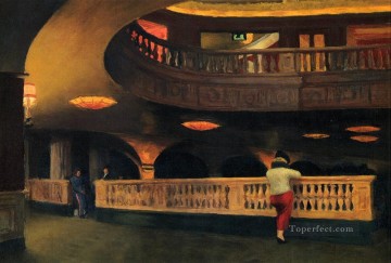 Edward Hopper Painting - sheridan theater Edward Hopper